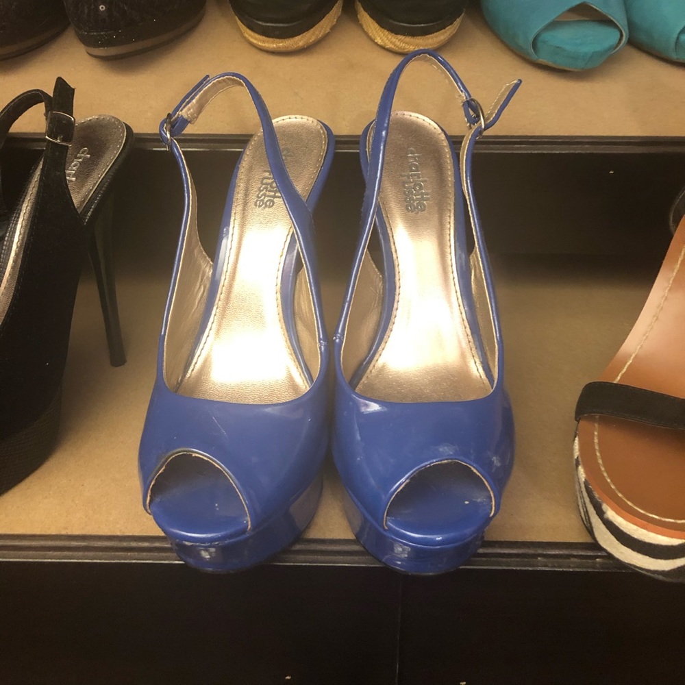 Sexy blue heels